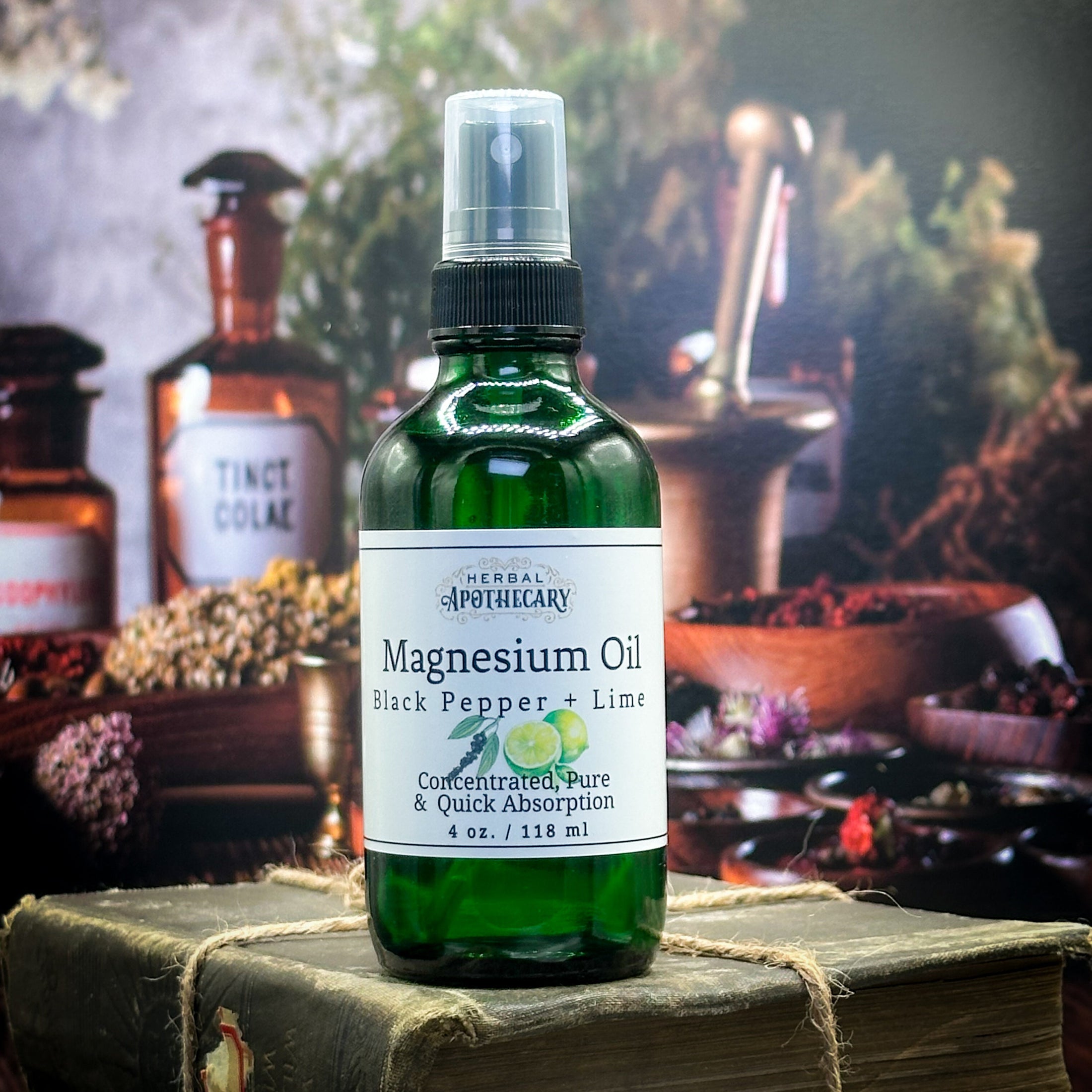 Black Pepper + Lime Magnesium Oil Spray