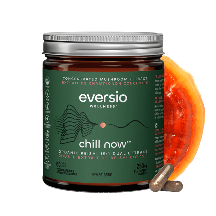 CHILL Now - Organic Reishi Mushroom 15:1 Dual Extract Capsules