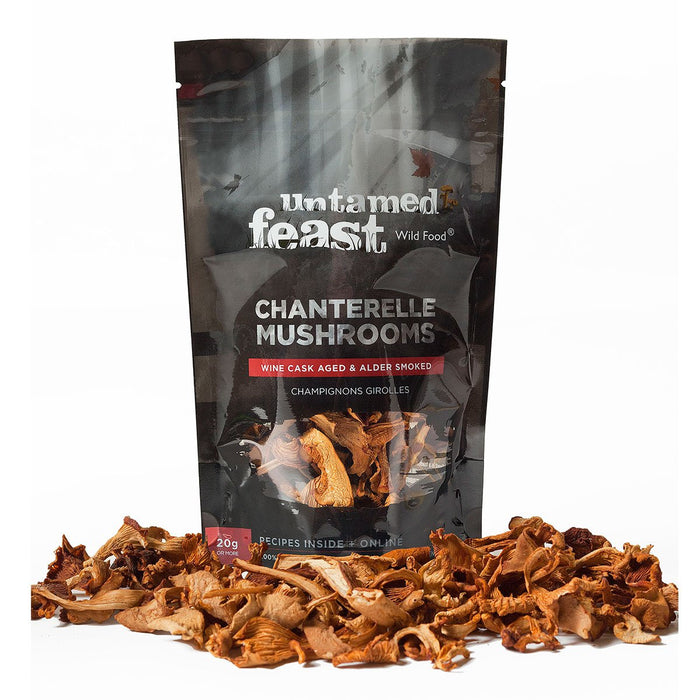 Chanterelle Mushrooms - Alder Smoked Wine Cask Aged (20g)