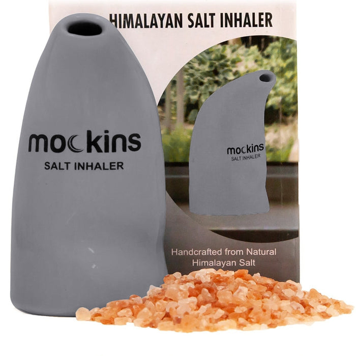 Himalayan Pink Salt Inhaler - Grey