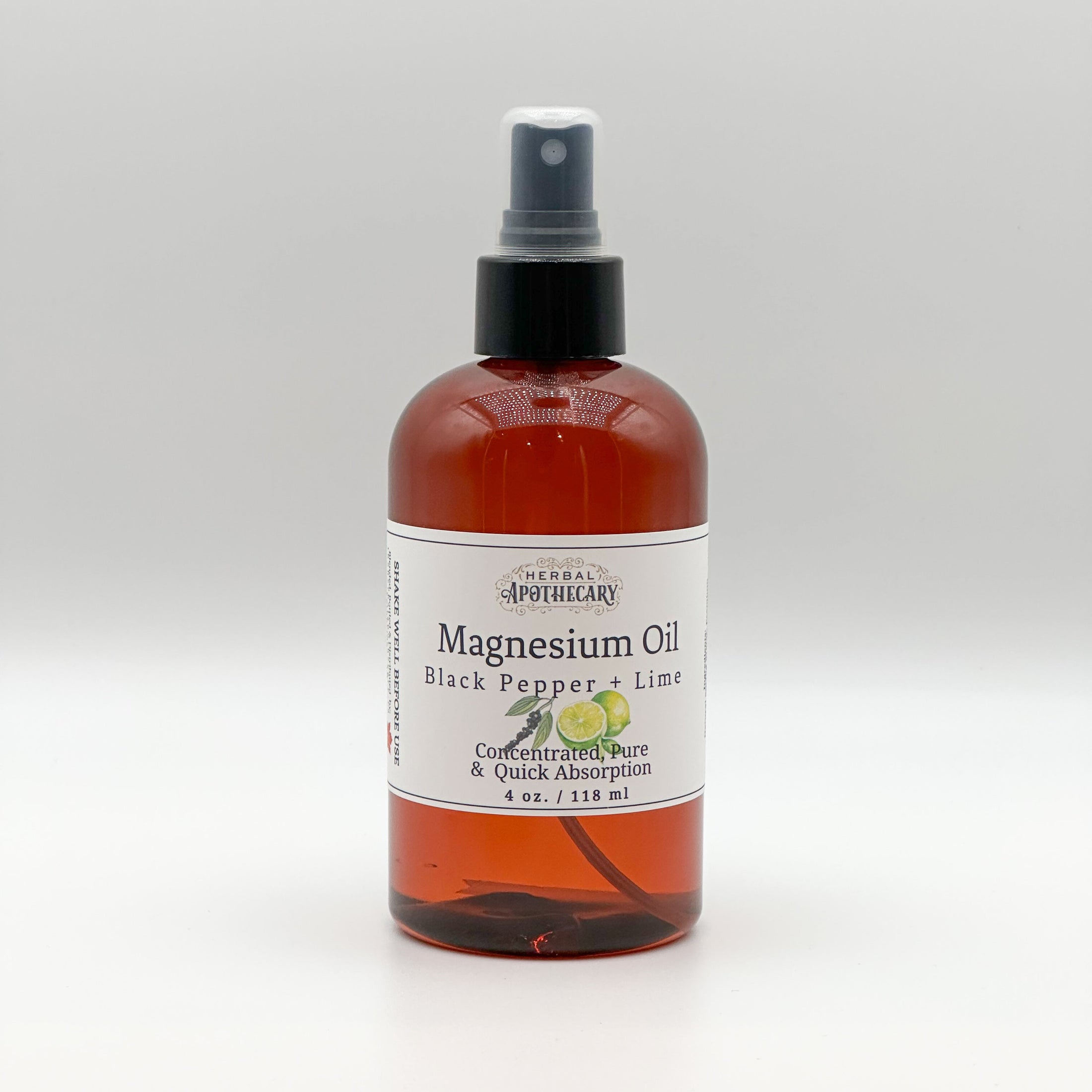 Black Pepper + Lime Magnesium Oil Spray