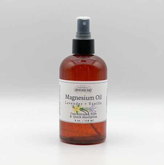 Lavender + Vanilla Magnesium Oil Spray