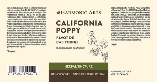 California Poppy Tincture (50ml)