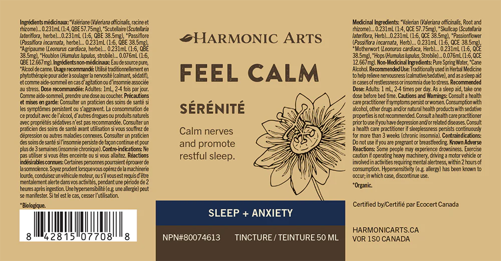 Feel Calm Tincture (50ml)