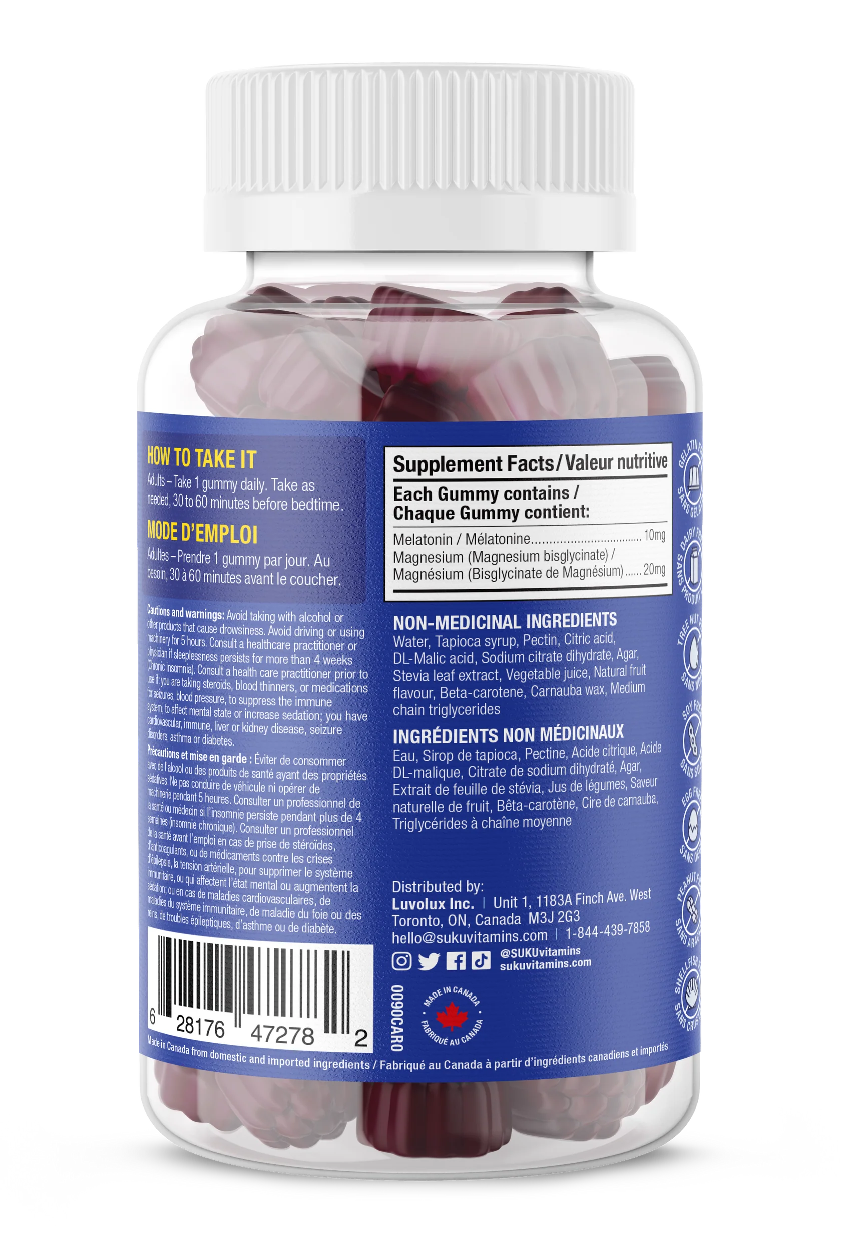 NEW Melatonin Magnesium - Extra Strength