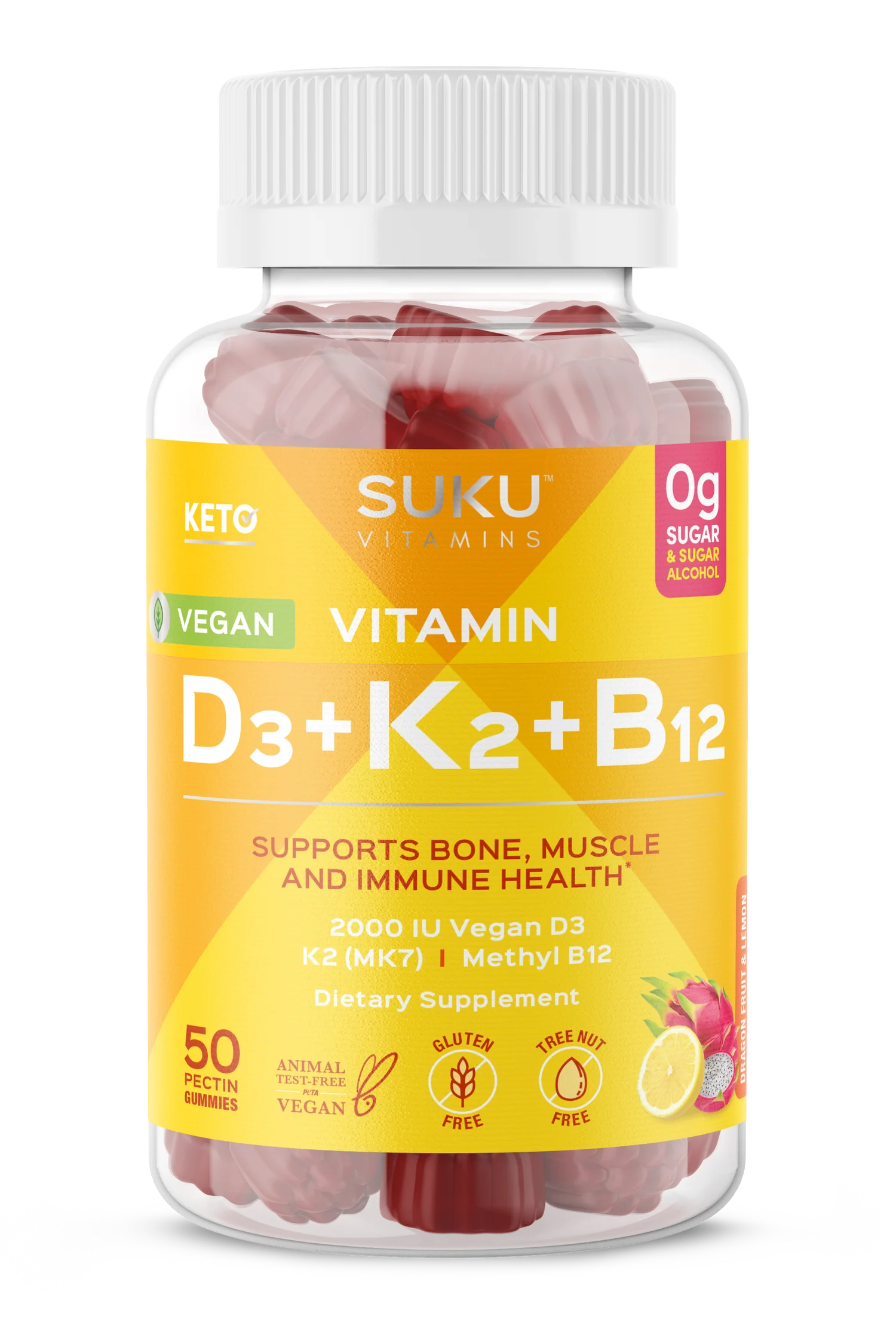 Vitamin D3 + K2 + B12