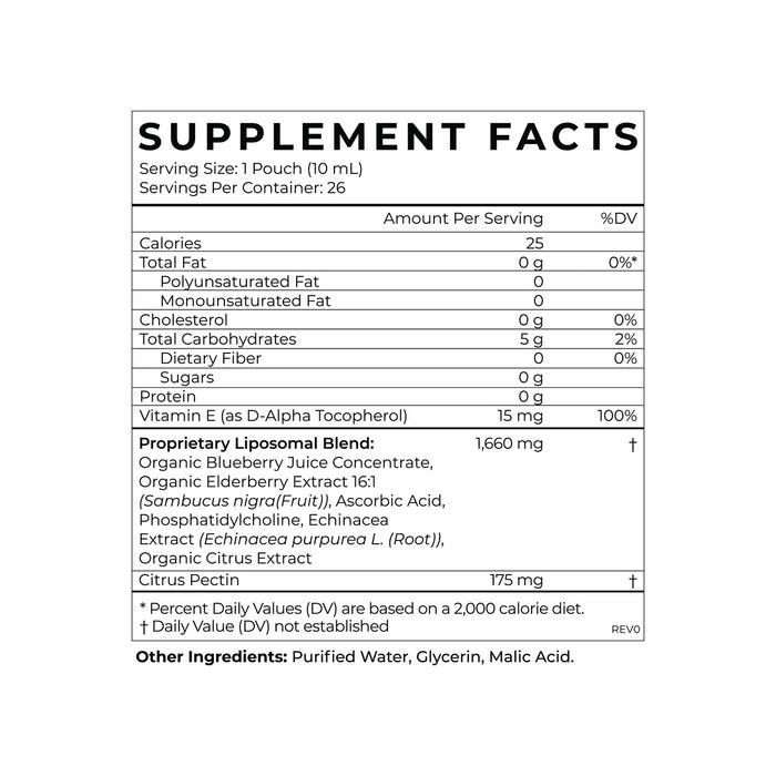 Liposomal Elderberry (26 pouches)