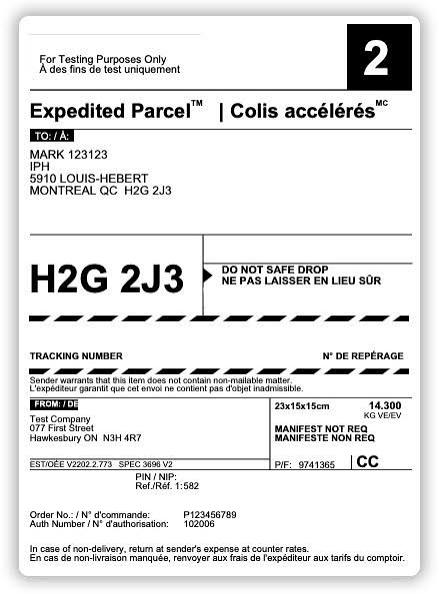Barbara - Shipping Label